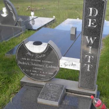 WITT Diedrick Johannes Lodewyk, de 1936-1988 &amp; Lady LENZ -1988 :: DE WITT Trixie -1982  :: DE WITT  Fiel -1983