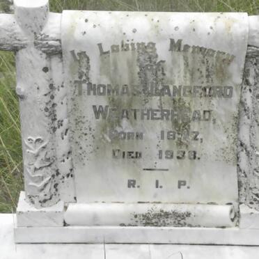 WEATHERHEAD Thomas Langford 1872-1938
