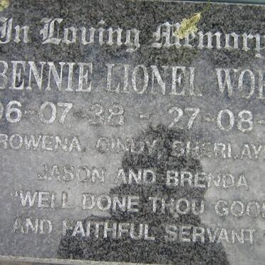 WOEST Bennie Lionel 1938-1998