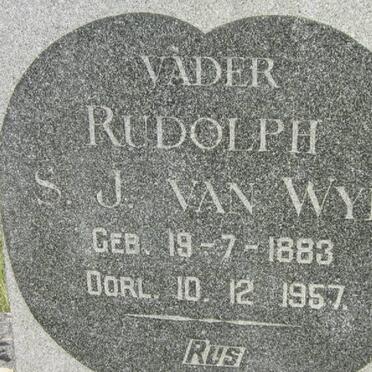 WYK Rudolph S.J., van 1883-1957