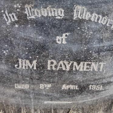 RAYMENT Jim -1951