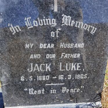 LUKE Jack 1880-1965