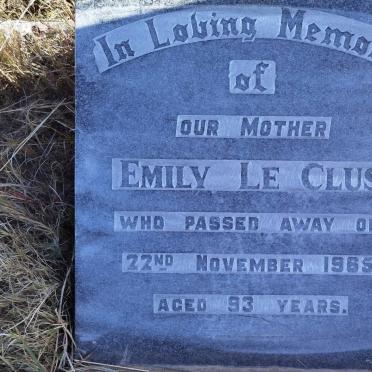 CLUS Emily, le -1965