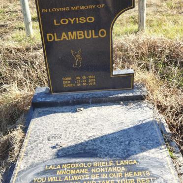 DLAMBULO Loyiso 1974-2018