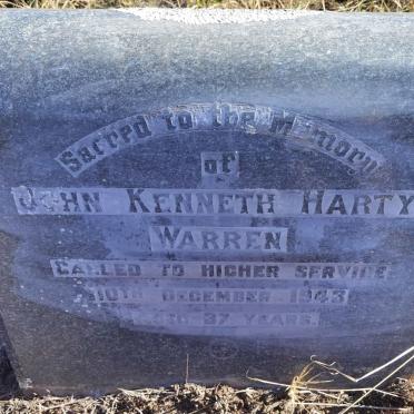 WARREN John Kenneth Harty -1943