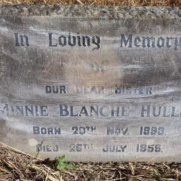 HULLEY Minnie Blanche 1893-1959