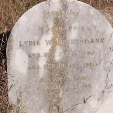 BECKERMANN Lydia W. 1892-1900