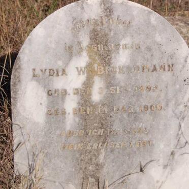BECKERMANN Lydia W. 1892-1900