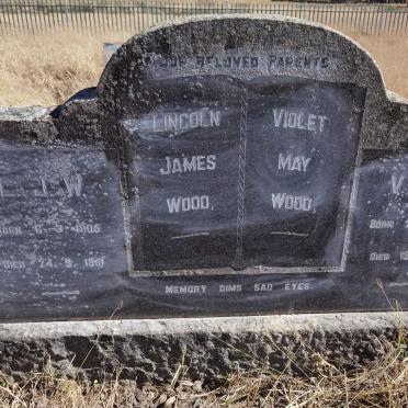 WOOD Lincoln James 1905-1951 &amp; Violet May 1906-1951