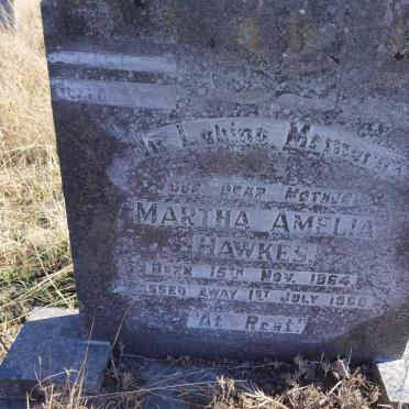 HAWKES Martha Amelia 1864-1960