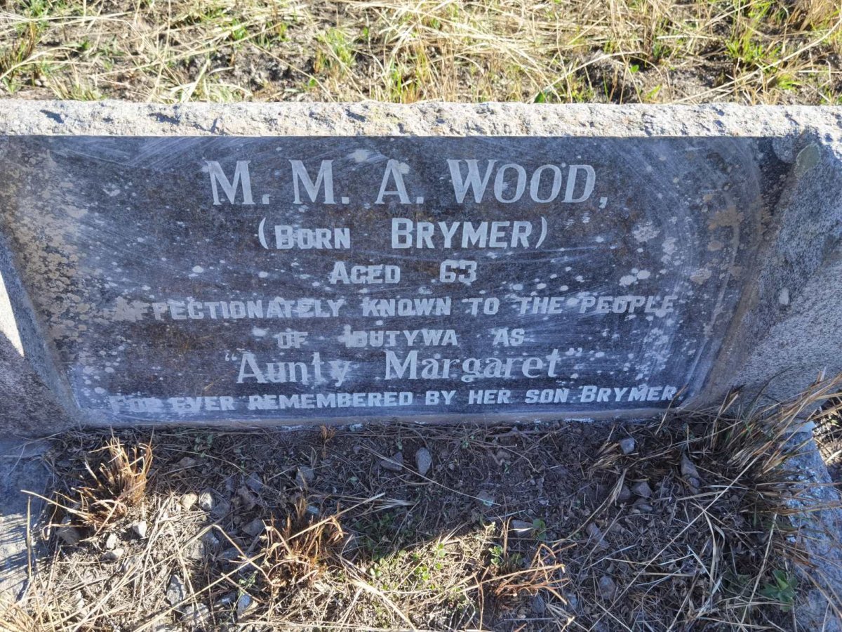 WOOD M.M.A. nee BRYMER