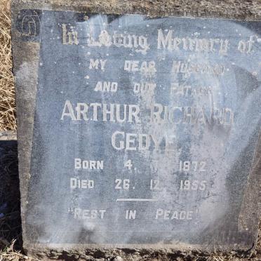 GEDYE Arthur Richard 1872-1955