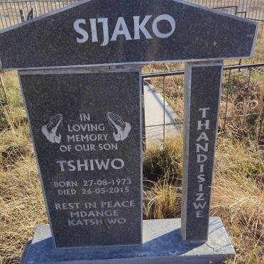 SIJAKO Tshiwo Thandisizwe 1973-2015