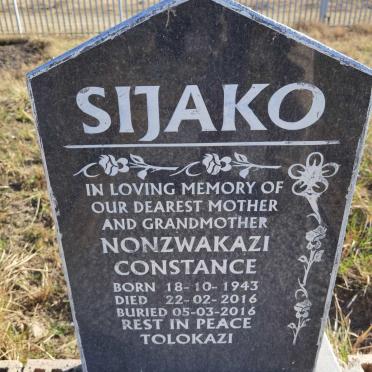 SIJAKO Nonzwakazi Constance 1943-2016