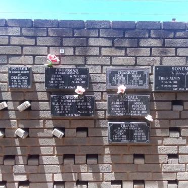 PETZER Desmond 1932-2012 :: CROSSMAN Theo 1932-2016 &amp; Winifred Joan 1937- :: OPPERMAN W.J.A. 1937-2018 &amp; Martie 1952-