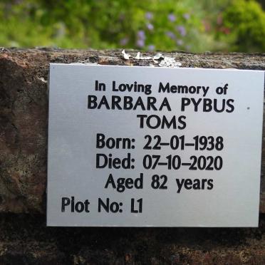 TOMS Barbara Pybus 1938-2020