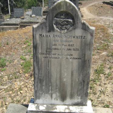 SCHWARTZ Maria Anna nee SPRINGER 1887-1929