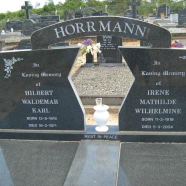 HORRMANN Hilbert Waldemar Karl 1918-1971 &amp; Irene Mathilde Wilhelmine 1919-2004