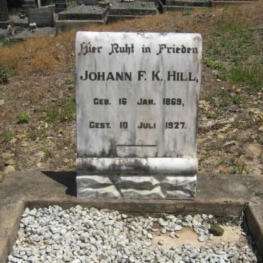 HILL Johann F.K. 1869-1927