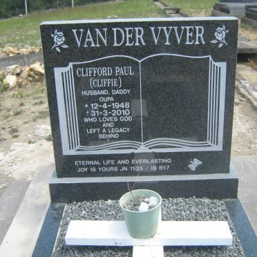 VYVER Clifford Paul, van der 1948-2010