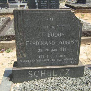 SCHULTZ Theodor Ferdinand August 1894-1964