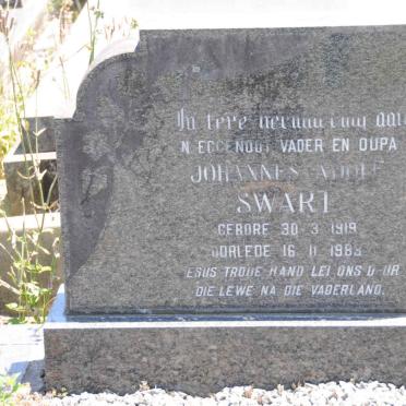 SWART Johannes Audie 1919-1989