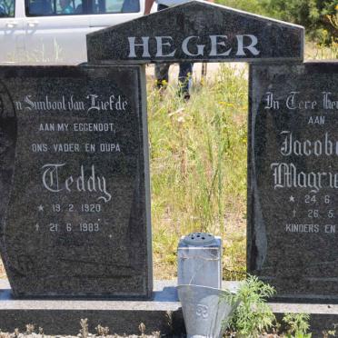 HEGER Teddy 1920-1983 &amp; Jacoba Magrieta 1923-1999