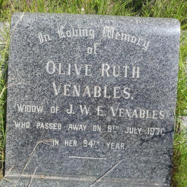 VENABLES Olive Ruth -1970