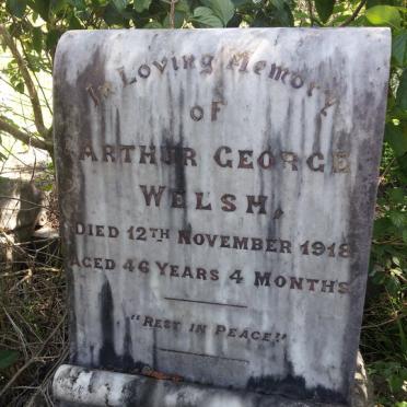 WELSH Arthur George -1918