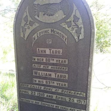 TARR William -1917 &amp; Ann -1910