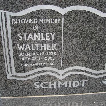 SCHMIDT Stanley Walther 1935-2003