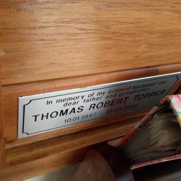 TOPPER Thomas Robert 1947-2008