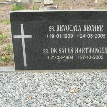 RECHER Revocata 1909-2005 :: HARTWANGER De Sales 1904-2005