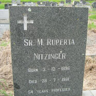 NITZINGER Ruperta 1896-1981