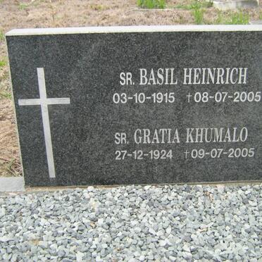 HEINRICH Basil 1915-2005 :: KHUMALO Gratia 1924-2005
