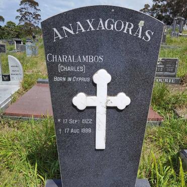 ANAXAGORAS Charalambos 1922-1998