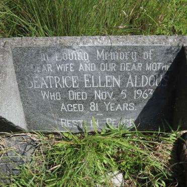 ALDOUS Beatrice Ellen -1963