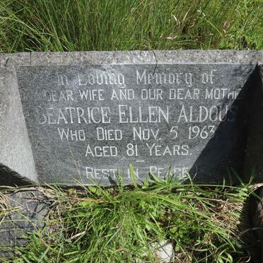 ALDOUS Beatrice Ellen -1963
