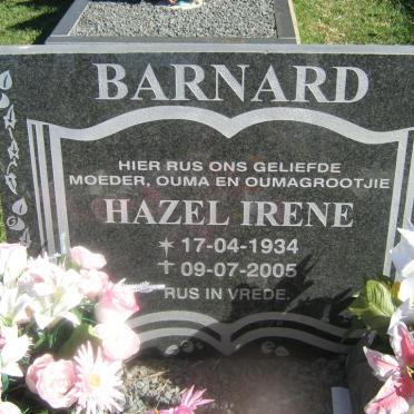 BARNARD Hazel Irene 1934-2005