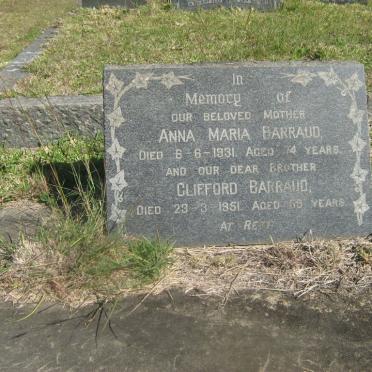 BARRAUD Anna Maria -1931 :: BARRAUD Clifford -1951