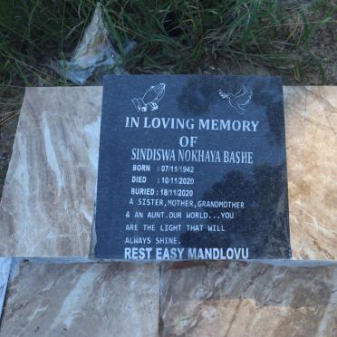 BASHE Sindiswa Nokhaya 1942-2020