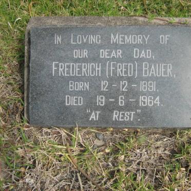 BAUER Frederich 1891-1964