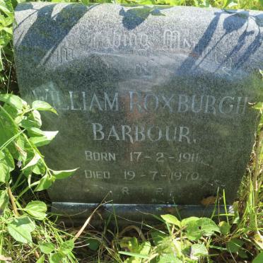BARBOUR William Roxburgh 1911-1970