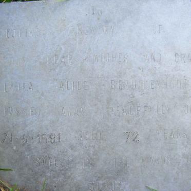 BEZUIDENHOUT Laura Alice -1981
