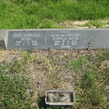BELLING Hugo Stephanus 1930-1960 :: BELLING Gregory Harrold Allan 1956-1957