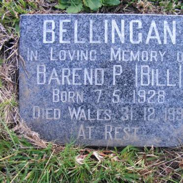 BELLINGAN Barend P. 1928-1991