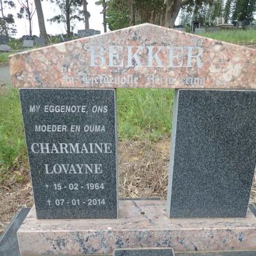 BEKKER Charmain Lovayne 1964-2014