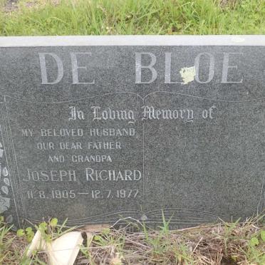 BLOE Joseph Richard, de 1905-1977