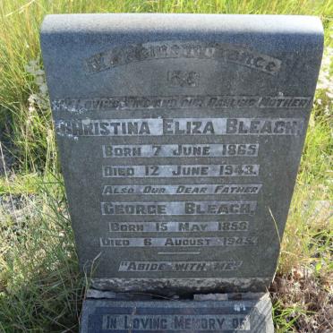 BLEACH George 1858-1945 &amp; Christina Eliza 1865-1943 :: BROWN Jesse Maud