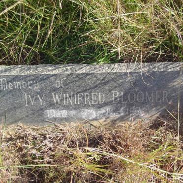 BLOOMER Alfred Charles -1966 &amp; Ivy Winifred -1965 